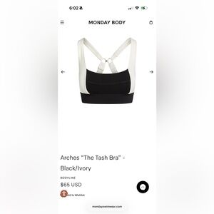 Brand new Monday swim Tash top